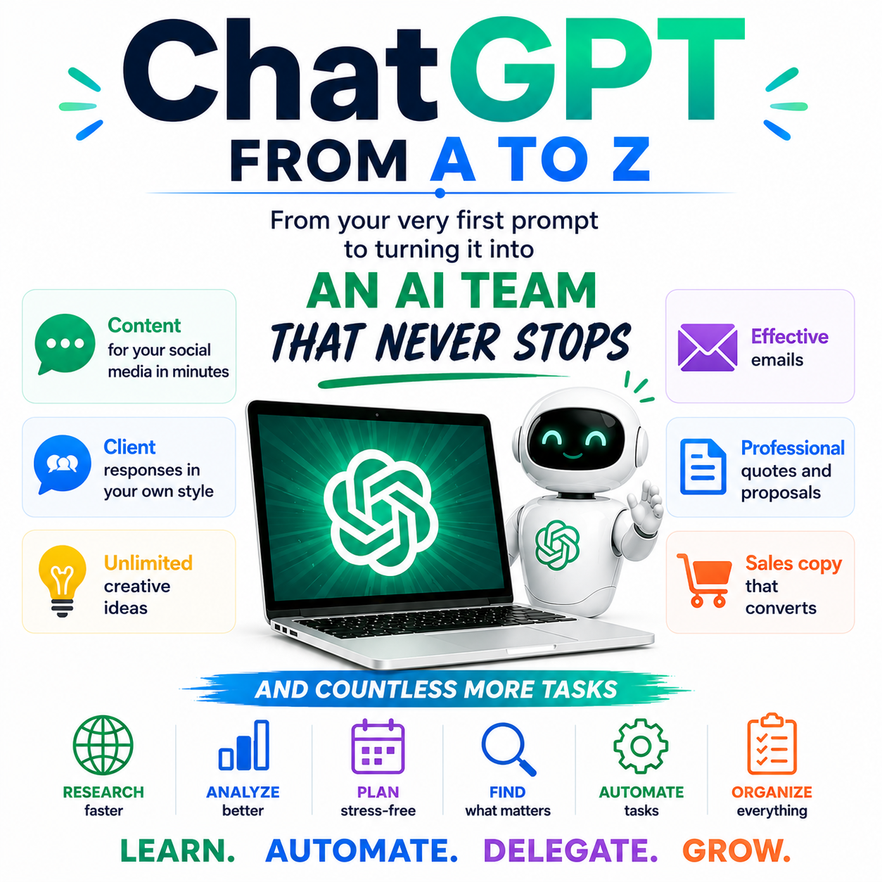 ChatGPT from A to Z curriculum overview